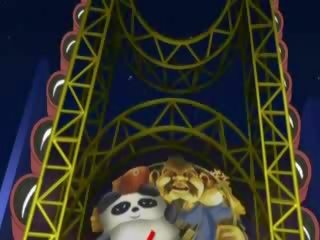 Hentai stunner ťažký súložiť v the amusement park