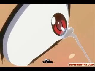 Hentai elf blir penis melk fylling henne hals av ghetto monsters