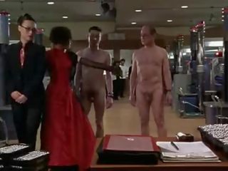 Одягнена жінка голий чоловік від кінотеатр 8 і a половина жінки