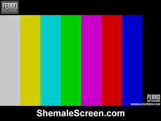 Mix Of Hardcore porn shows By Shemale Screen