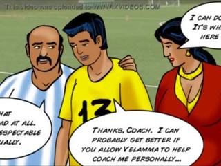 Velamma aflevering 43 : enticing assistent coach velamma