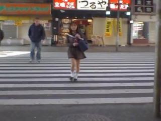 Asian young lady in Public