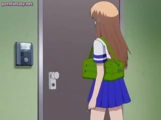 Redhead Anime Tramp Sucking A Fat shaft