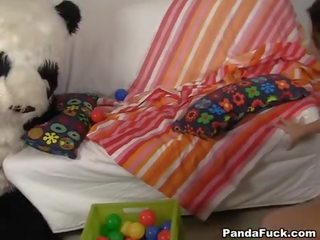 Attractive dancing turned to orgy with Panda