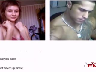Lei vestita lui nudo webcam reciproco masturbazione con milf