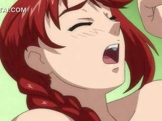 Naked redhead anime adolescent blowing peter in sixtynine