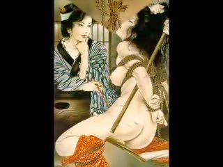 Ázsiai kötél szado-mazo artworks