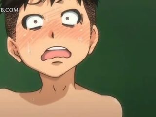 Tinedyer anime hentai nahuli pagsasalsal makakakuha ng fucked mahirap