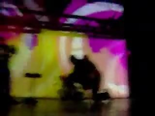 South amerikaly woman gets fucked on stage by a stripper