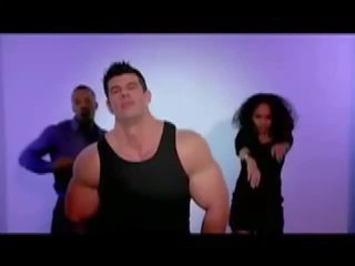 Muscle Hunk Perfection Has Own Music show