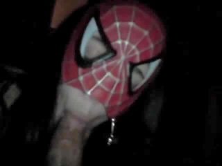 Spidergirl dáva a lepkavý fajčenie klip