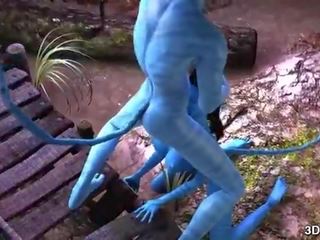 Avatar divinity anale fucked nga i madh blu putz