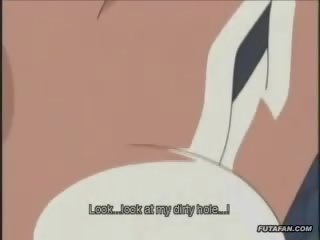 Hentai anime blondinė prirakintas ir spanked į požemis