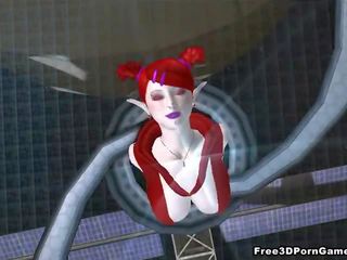 Swell 3D redhead alien enchantress getting fucked hard