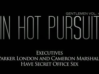 Executives parker londona un cameron marshall būt birojs sekss