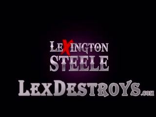 מְפַתֶה שחרחורת miya אבן מקבל הָרוּס על ידי lexington steeles bbc