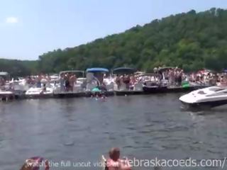 Wild and real day party movie from party cove lake of the ozarks missouri