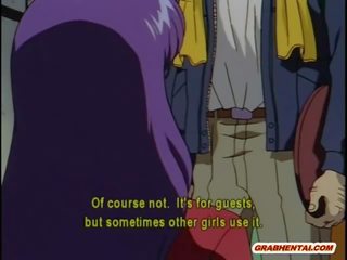 Perhambaan warga jepun muda perempuan anime menghisap sengit ahli
