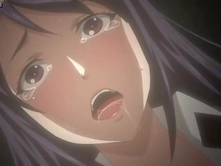 Anime rrugë vajzë toying të saj i ngushtë vrimëbythe