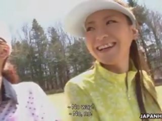 Vui sướng golf bạn gái nana kunimi bộ lên một mistake và bây giờ cô