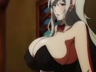 Randy Fantasy Anime vid With Uncensored Big Tits, Group,