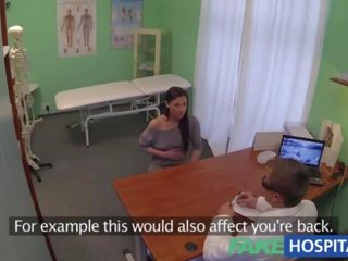 Fakehospital hidden cameras catch patient using massaž tool for an orgazm