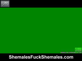 Awesome Shemales Fuck Shemales mov With Amazing xxx film Stars Kawana