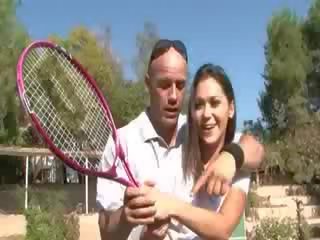 Хардкор брудна кліп на в tenis суд