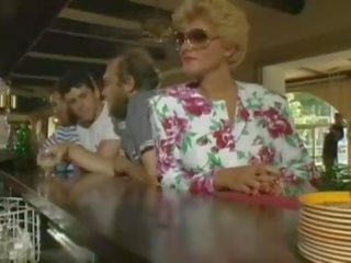 Tempting sweetheart has a fuck in a bar