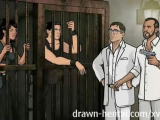 Archer hentai - fengsel x karakter film med lana