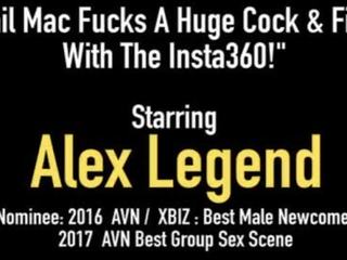 Fantastický velký titty abigail mac v prdeli podle alex legenda s 360 vačka