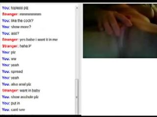 Extraordinary Teen schoolgirl Omegle Webcam Playing