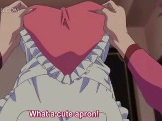 Teen hentai maid gets splendid boobs and cunt teased