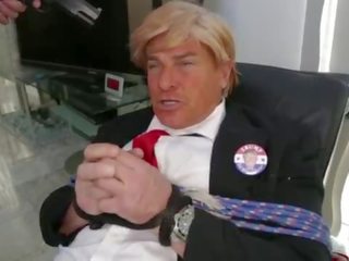 오쟁이 진 남편 trump - obama 앞머리 melania 동안 도널드 이다 강요된 에 손목 시계