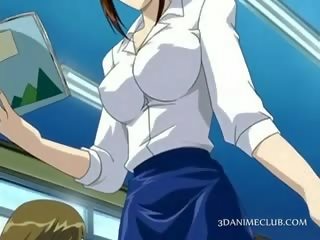 Anime School Teacher In Short Skirt clips Pussy