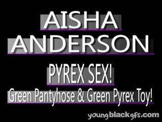 Fascinante jovem grávida negra jovem mulher aisha anderson