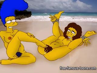 Simpsons hentai duro orgía