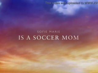 Jalkapallo äidit rakkaus vaaleanpunainen naida kanssa sininen dildoja