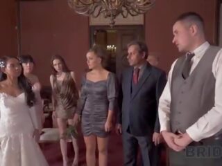Bride4k&period; pesta seks wedding