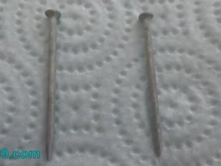 Ekstrem nål torment bdsm og electrosex. negler og needles torturert