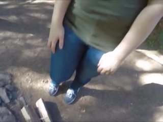 Lost Hiker girlfriend Gets Fucked And Takes Anal Creampie