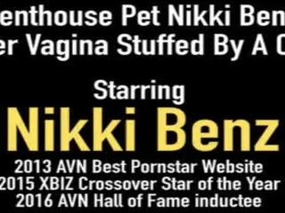 Penthouse 착한 애 니키 벤츠 이 그녀의 질 채워진 것 로 에이 cock&excl;