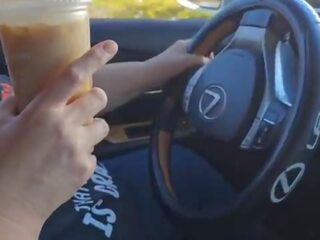 I Asked A Stranger On The Side Of The Street To Jerk Off And Cum In My Ice Coffee &lpar;Public Masturbation&rpar; Outdoor Car adult movie