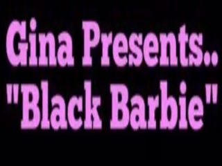 Crossdresser Sissy Gina - Black Barbie